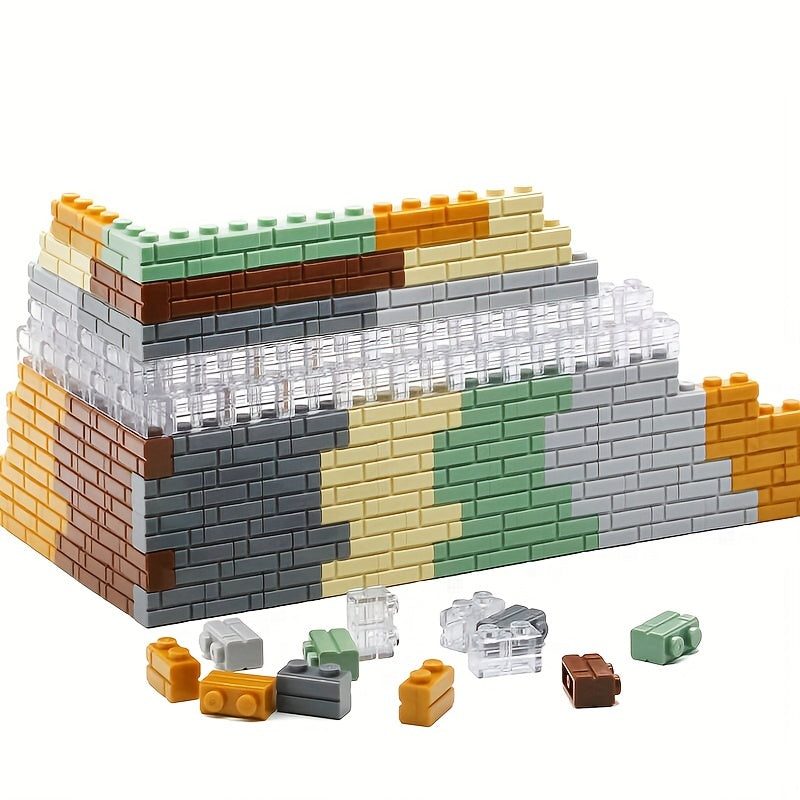 50pcs City Wall Building Blocks DIY Toys Parts Construction Bricks Kids