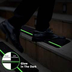 10pcs Anti Slip Traction Treads w/ Glow In The Dark Stripe - Grip Tape