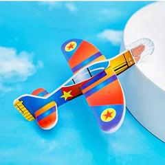 Mini Cartoon Hand Thrown Airplane Model Aircraft Puzzle DIY Toy Gift