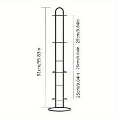 3 4 Layer Basketball Ball Storage Rack Football Display Stand Holder