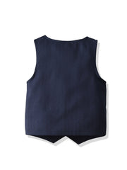 Toddler Boys Dress Clothes Bowtie Lapel Button Up Long Sleeve Shirts Suit Pants