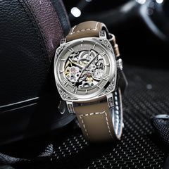 Student's Automatic Mechanical Hollow Watch Waterproof
