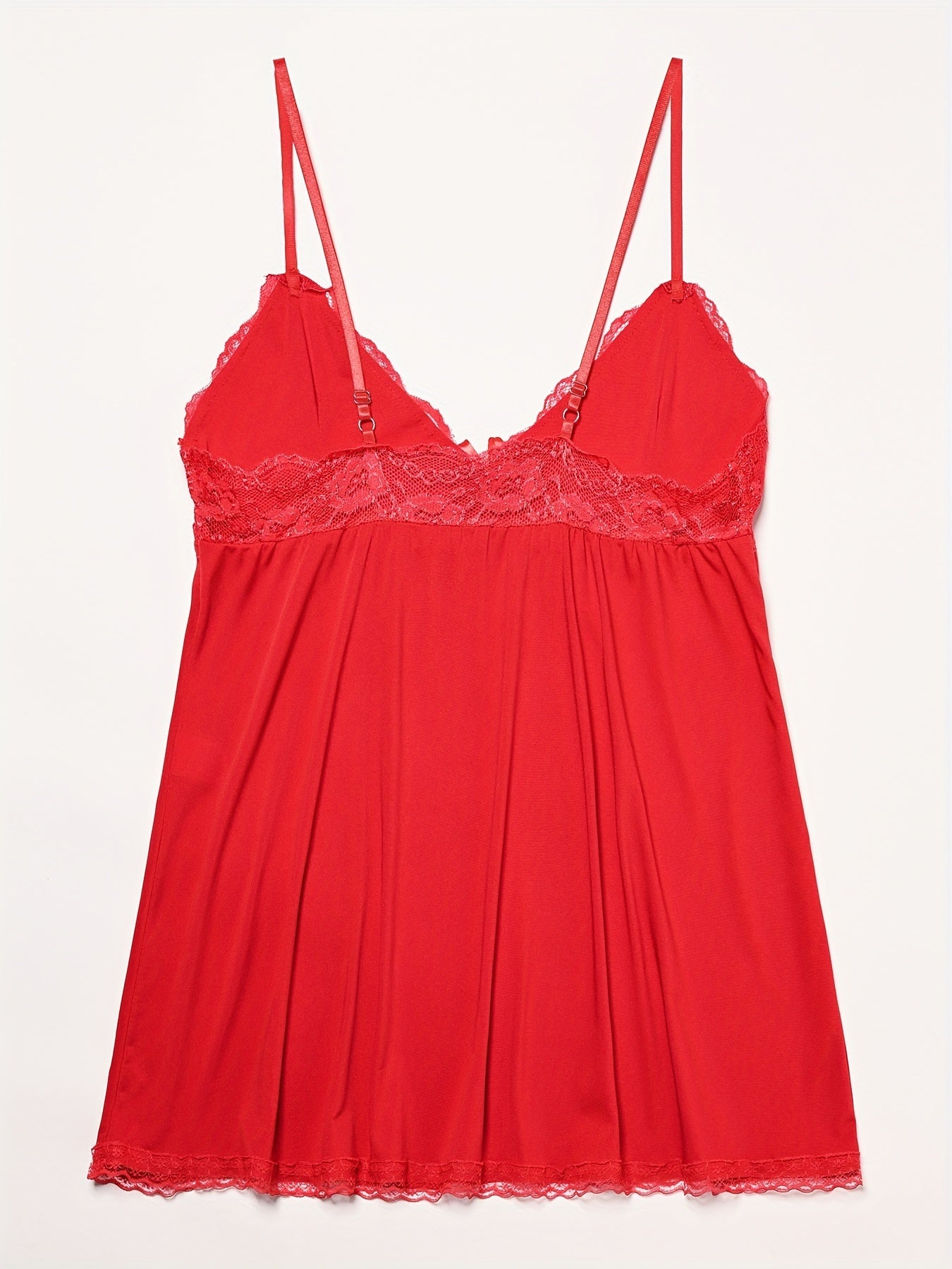 Nightgown Women's Plus V Neck Slip Dress Babydoll Nightdress