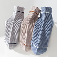 5 Pairs Ribbed Ankle Socks Soft Lightweight Low Cut Women's Stockings