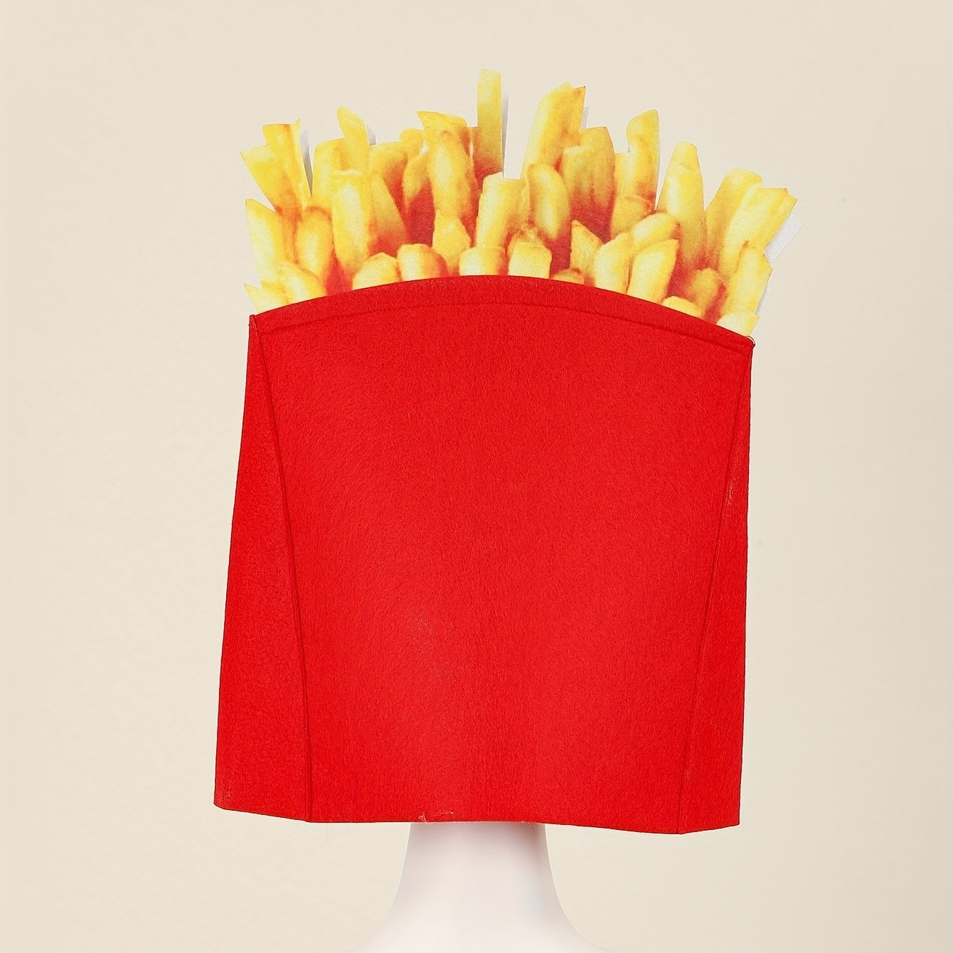 Yellow Fries Hat Fast Food Party Dress Up Costume Headgear