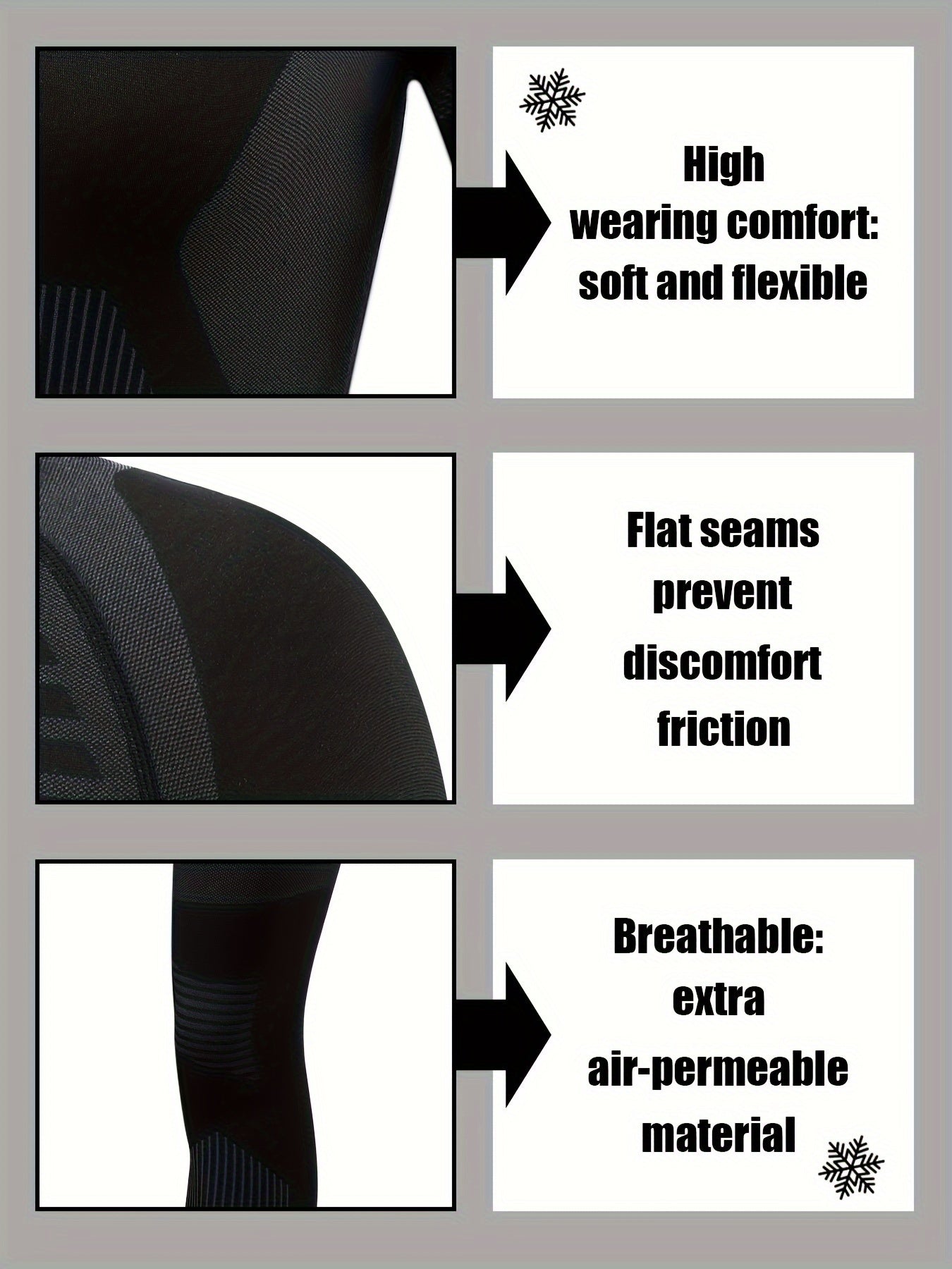 2pcs Thermal Underwear Set Long Sleeve Warm Top & Leggings for Women