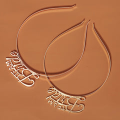 Rose Golden Queen Bridal Crown Tiara