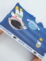 4pcs Boy's Astronaut Graphic Boxer Briefs Underwear Clothes