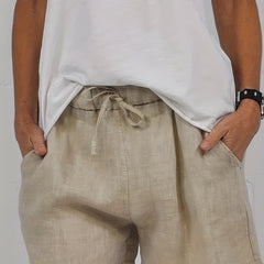 Elastic Waist Drawstring Shorts for Women