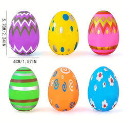 24pcs Random Pattern Easter Egg Ball Small Gift for Kids