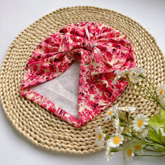 Baby Thin Headband Soft Bow Print Baby Hat for Newborns