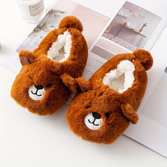 Girls Cartoon Slip On House Shoes Soft Non Slip Indoor Walking Shoes Winter