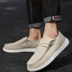 Men's Canvas Shoes Breathable Lightweight Non slip Slip On Shoes Men's Shoes