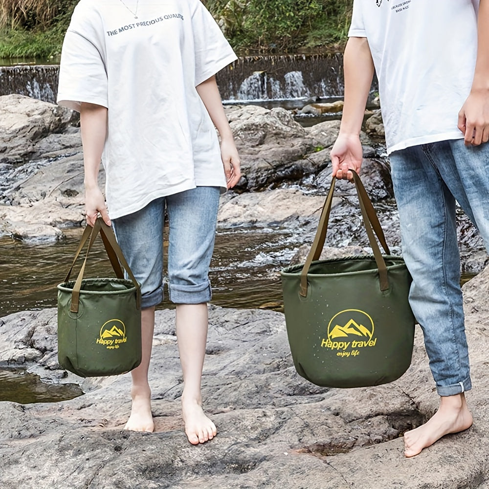 Portable Collapsible Fishing Bucket for Camping Hiking