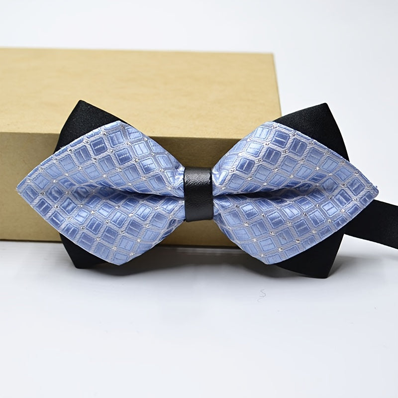 Formal Men's Adjustable Double Layer Wedding Bow Tie