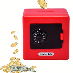Mini Safe Piggy Bank Cartoon Deposit Bank Money Saving Box For Kids