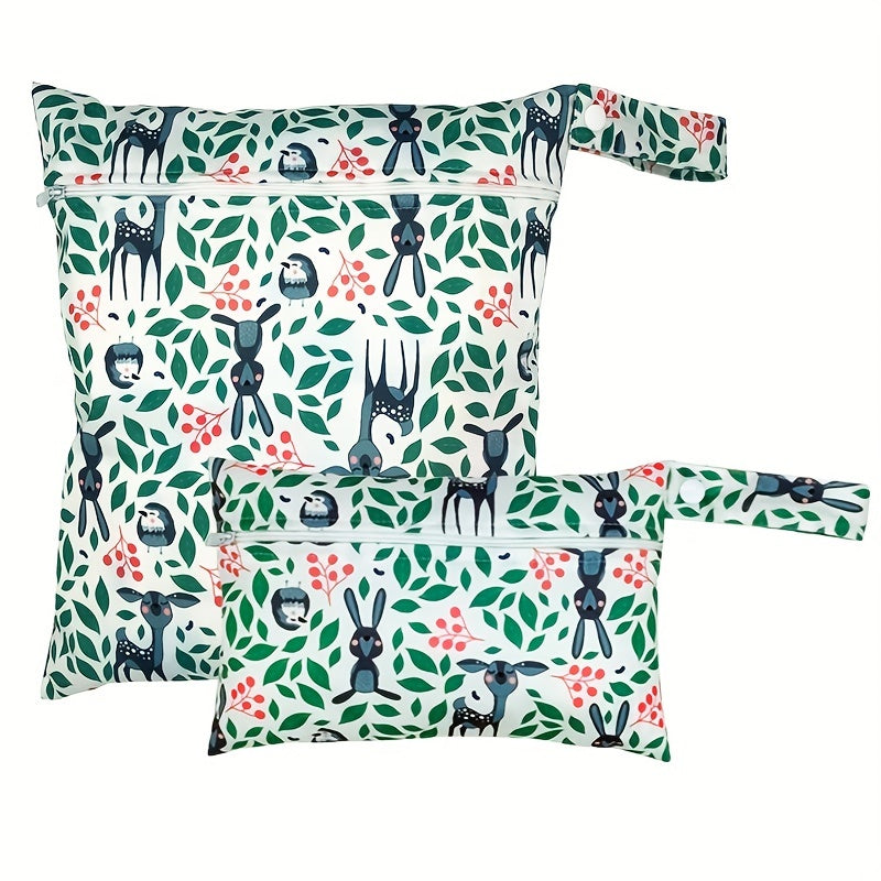 2pcs Sanitary Napkin Diaper Storage Hanging Bag