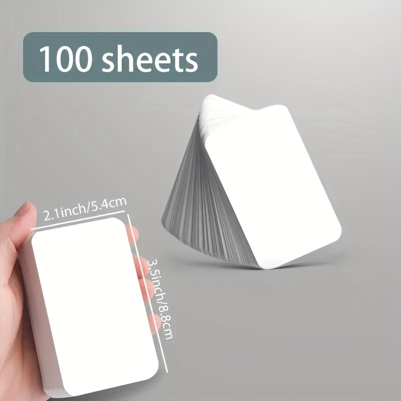 100pcs Blank Card Memory Message Convenient Card
