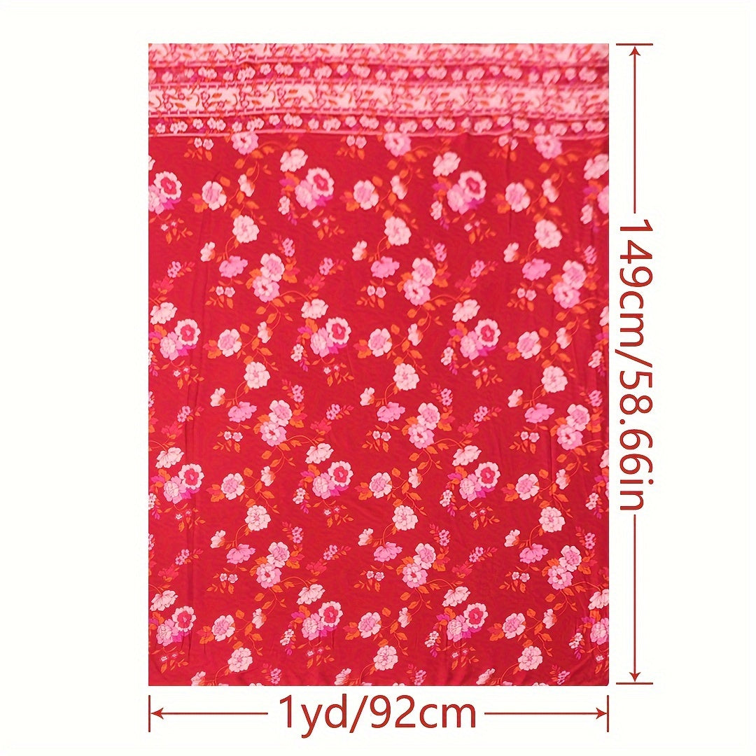 Twill Faux Silk Fabric 1yd Cut Size DIY Cloth Pants Dress Quilt Cover Fabric