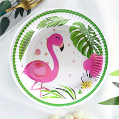 Flamingo Party Supplies Set Tropical Decorations For Birthday Favors