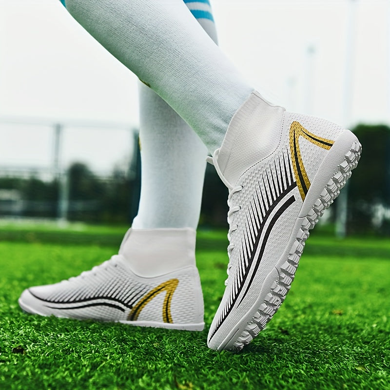 Professional Turf Football Boots Lace Up TF Soccer Cleats
