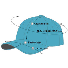 Men's Embroidered Cotton Baseball Cap