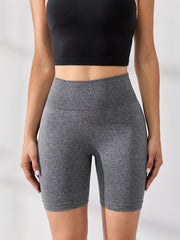 Seamless Running Hip Lift Yoga Shorts High Waist Tights