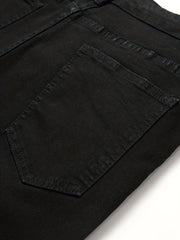 Men's Slim Fit Classic Jeans - Medium Stretch Denim Pants