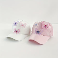 Kids' Duck Tongue Cap Bow Baseball Cap Outdoor Sun Hat