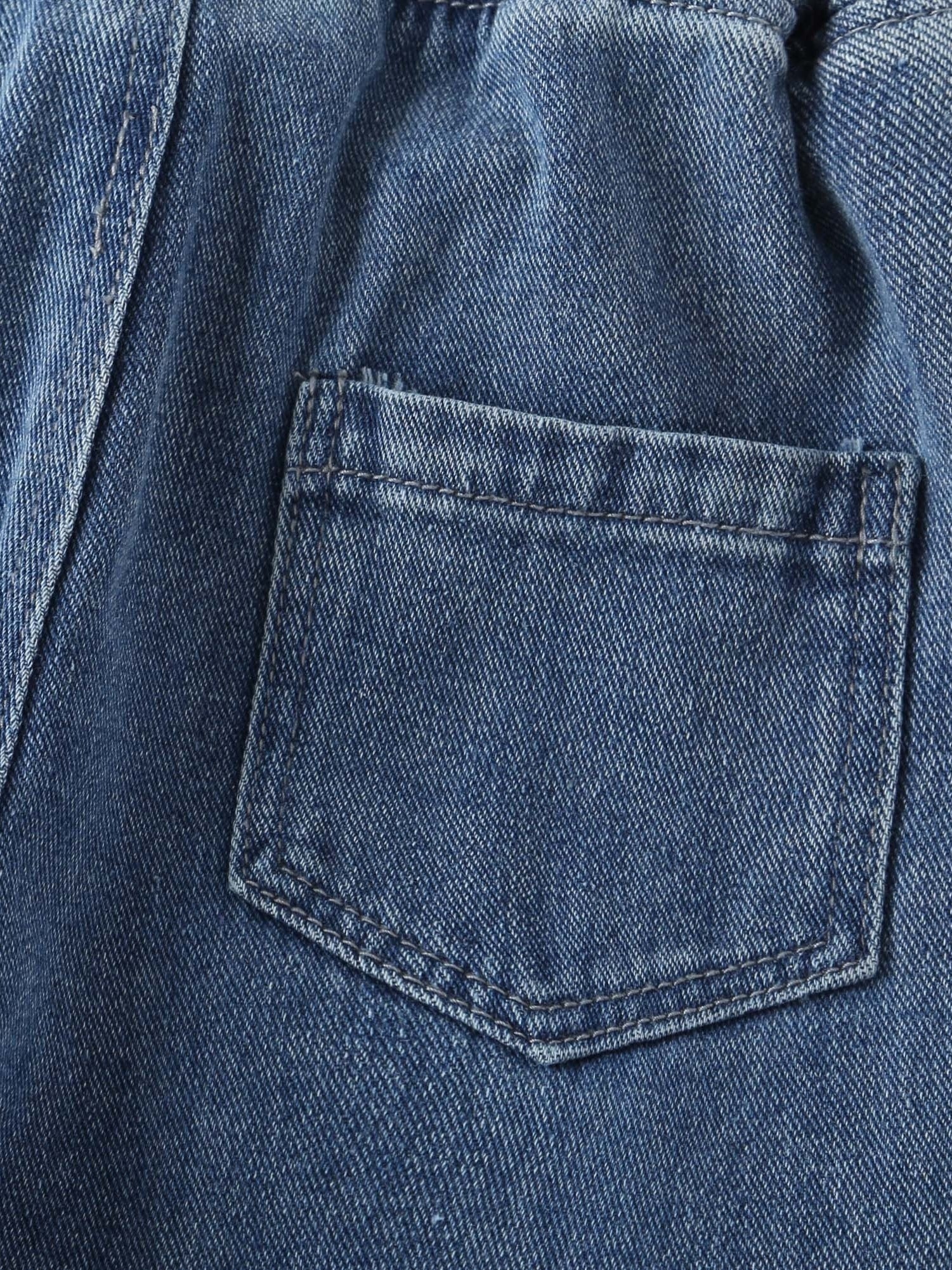 Boys Stylish Denim Pants Casual Washed Non Stretch Jeans