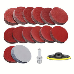 142pcs 4 Inch Hook And Loop Sandpaper Set for Drills and Sanders