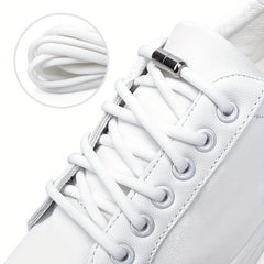 Elastic Stretch Lazy Shoelaces Alloy Metal Capsule Tie Shoe Buckles
