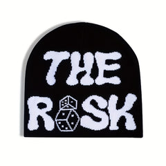 Unisex Hip Hop Knit Beanie Y2K Stretch Coldproof Hat Fashionable Foldable Hat