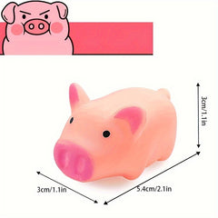 Mini Pig Bath Toy Pink Piggy Bathtub Shower Halloween Christmas Farm Animal Gift