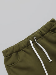 Casual Outfits 2 Piece Set Solid Zipper Hoodie & Pants