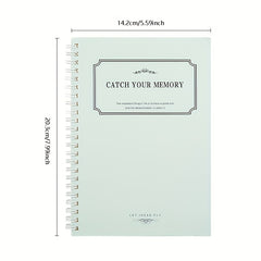 4pcs A5 Spiral Double Wire Coil Notebook 60 Sheets Student Diary
