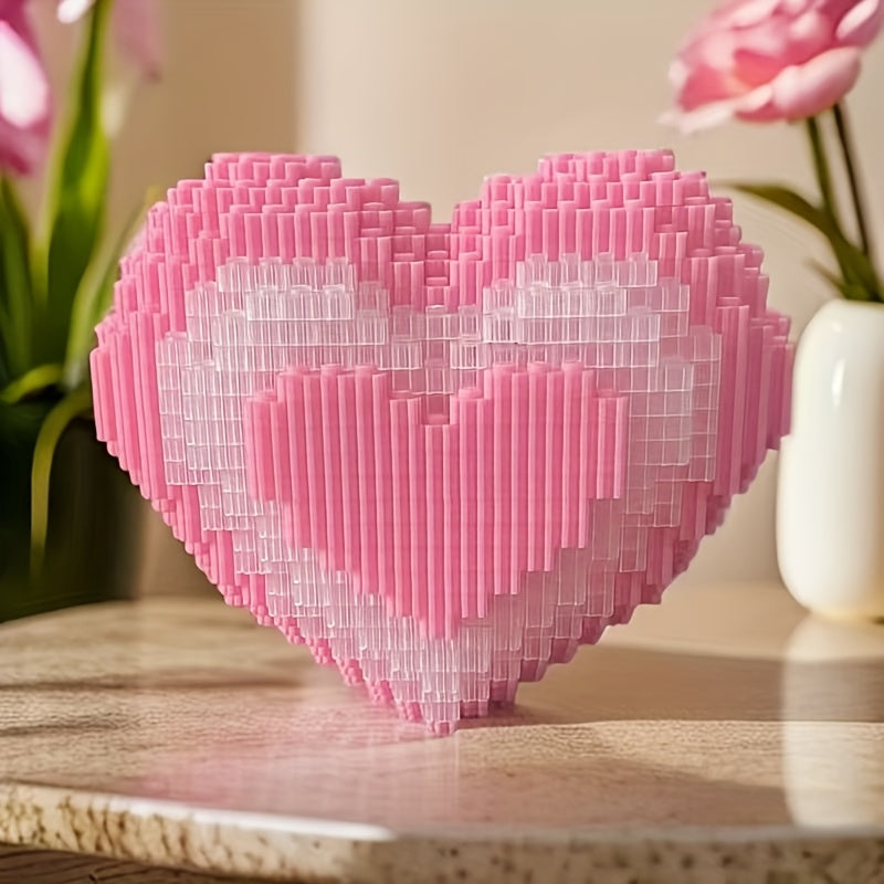 5000pcs Pink Building Block Puzzle Gift for Christmas