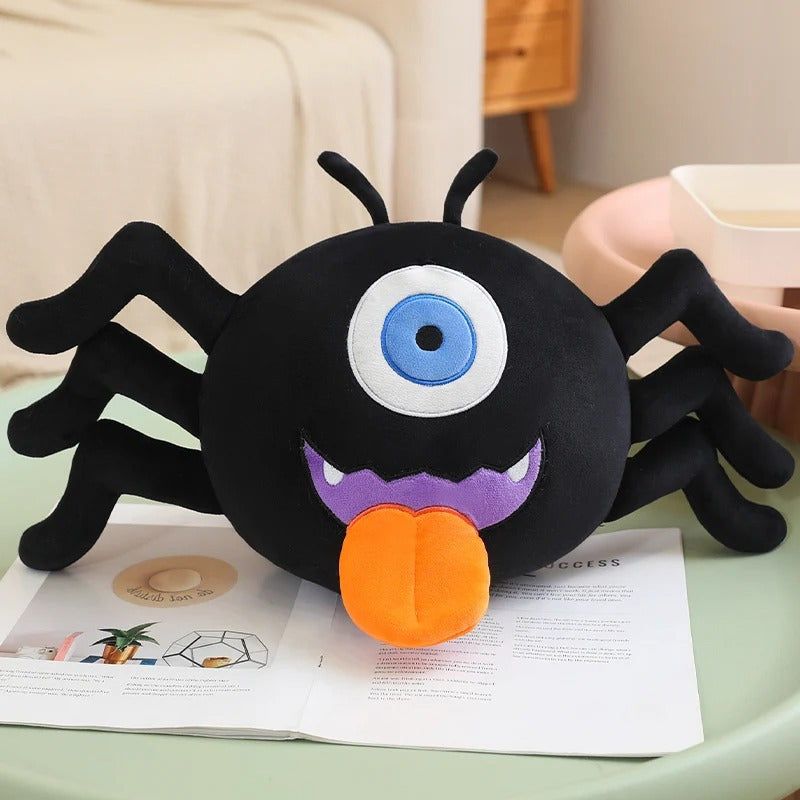 Halloween Spider Plush Toy Cute Cartoon Animal Doll Soft Fabric