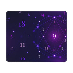 Square Mousepad 20x24cm Home Office Rubber Sewn Border Slide Mousepad