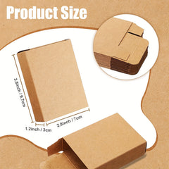 Small Gift Boxes 9.65 x 7.11 x 3.05 cm - Pack of 10/30/50