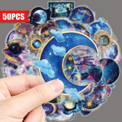 Enchanting Celestial & Magical Illustrations Vinyl Stickers Waterproof Decals