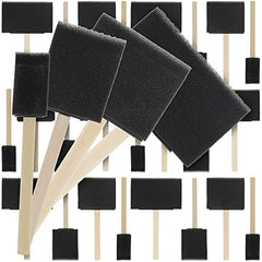 4Pcs Wooden Handle Sponge Brush Art Craft Painting Tool