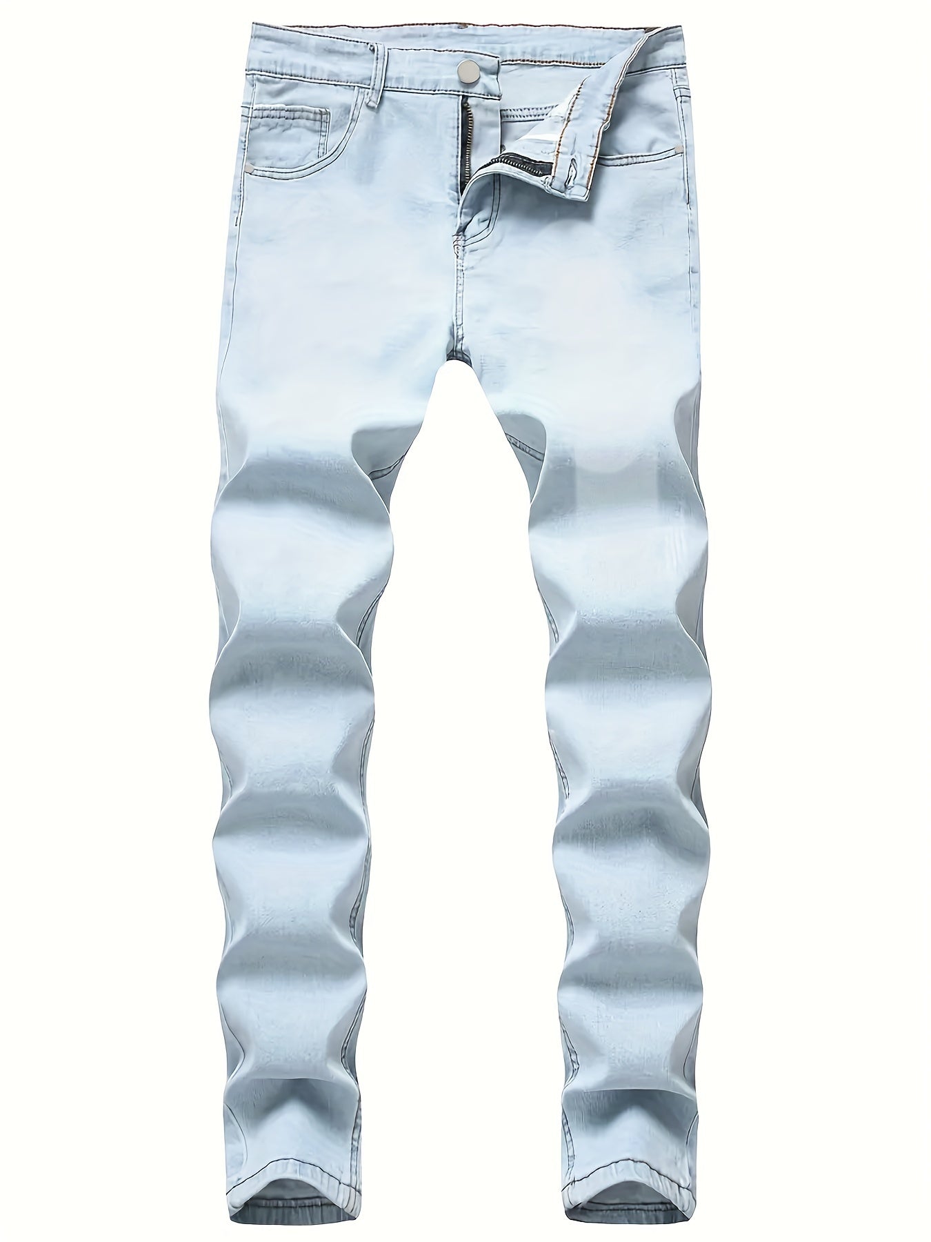 Men's Retro Style Straight Leg Jeans