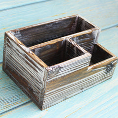 American Rustic Style Pen Holder Storage Box Desktop Placement Sorting