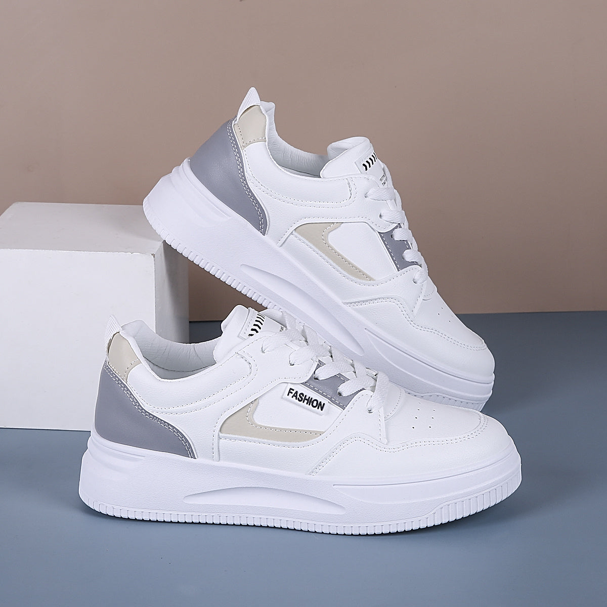 Colorblock Low Top Sneakers Women's Footwear