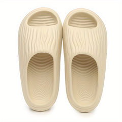 Men's Non-Slip Slides Soft Sole Slip On Platform Slippers