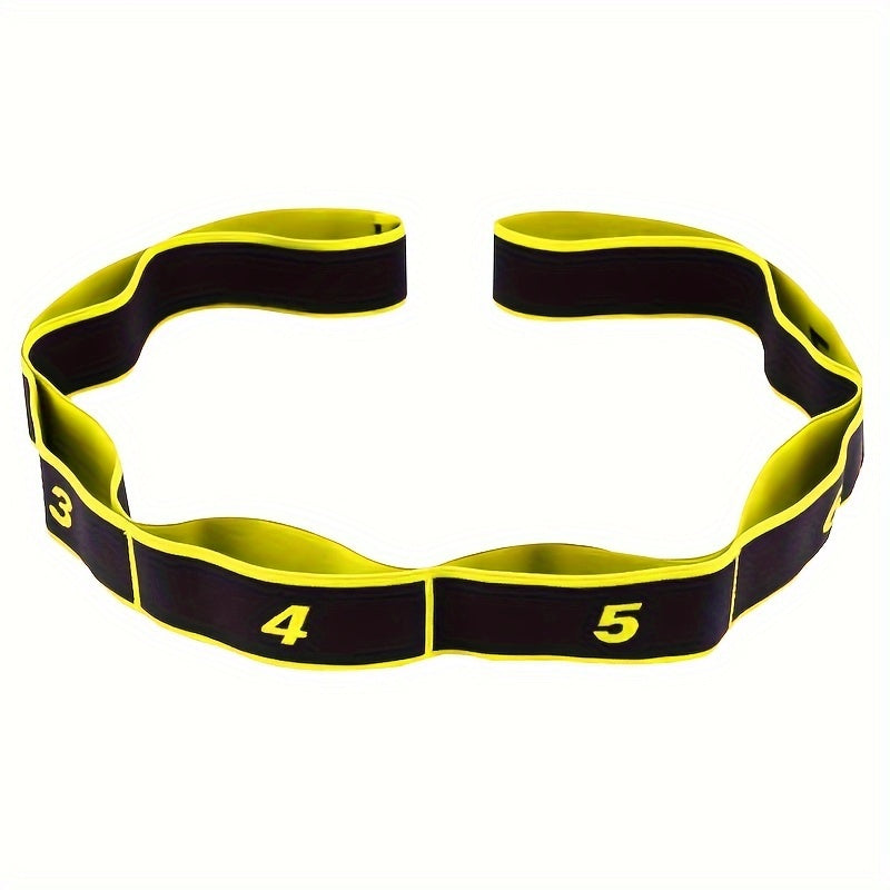 Digital Segmented Yoga Elastic Resistance Band Fitness Stretching Band