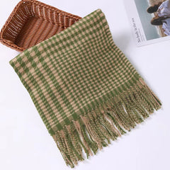 Women's Knitted Tassel Winter Cashmere Scarf