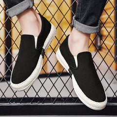 Men's Lightweight Canvas Loafers Slip On Shoes