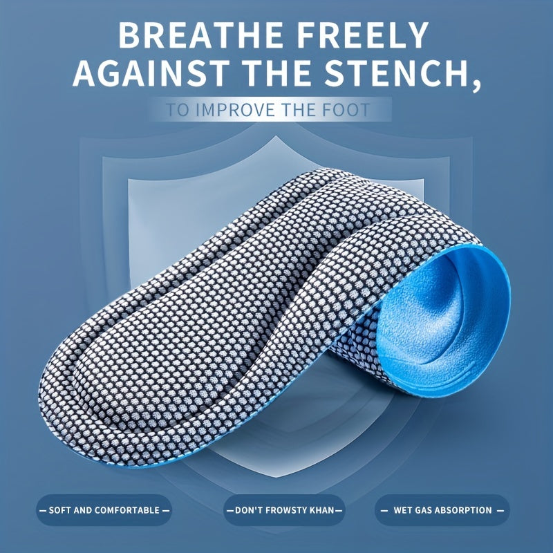 Memory Foam Insoles Antibacterial Massage Sport Insole Feet Orthopedic Shoe Sole
